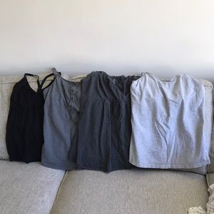 Nursing / Breastfeeding Tanks - set of 4
